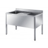 Stainless Steel Pot Washing Sinks On Legs – 1000x700x900+100 mm